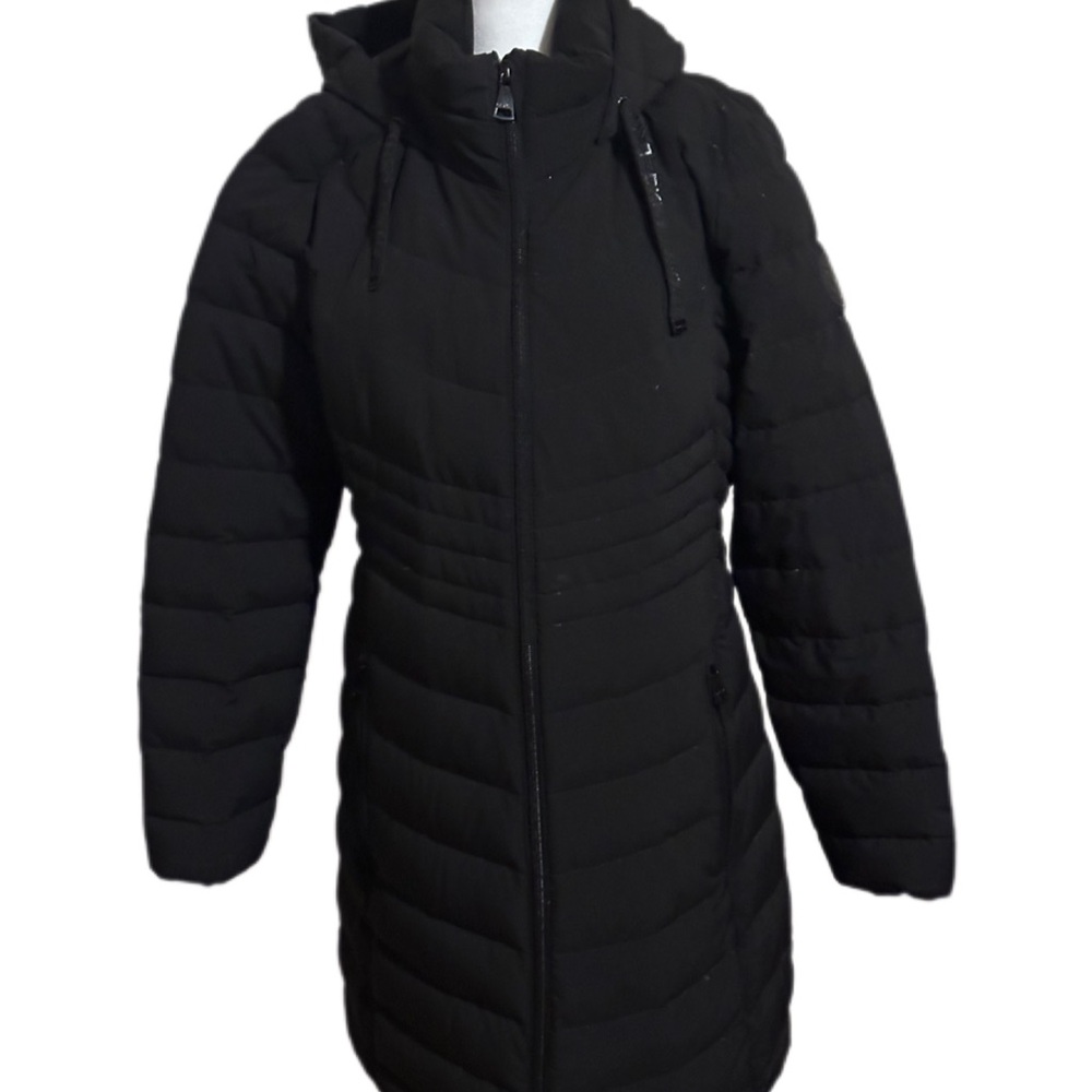 DKNY Women's Black Quilted Puffer Jacket